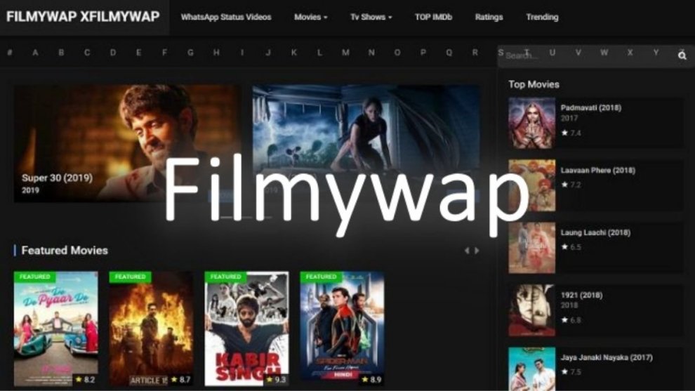 Features of Filmywap website dubmashmovie .in